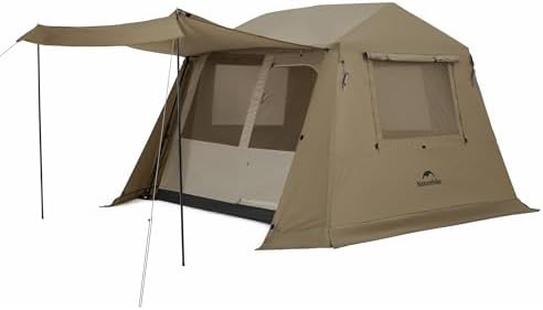 Naturehike Village Lite Tente de camping familiale pour 4 à 8 per...
