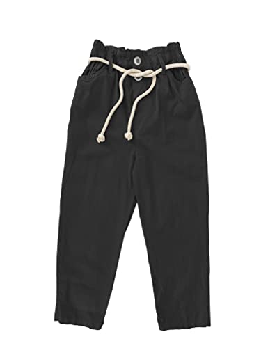 Pantalon fille décontracté à coupe évasée pour les sorties d'école