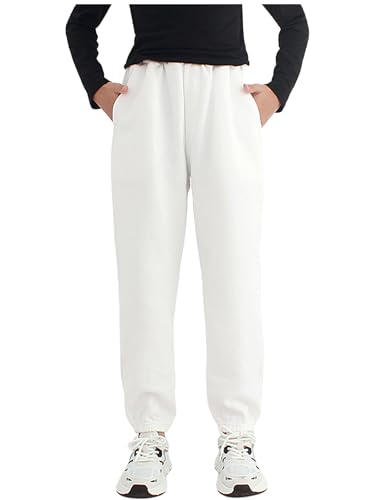 Boys Cotton Jogger Pants Girls Kids Elastic Waist Sweatpants School Athletic Trousers3