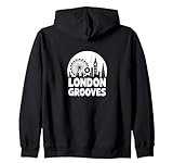 Londres Grooves City Música Horizonte Arte Sudadera con Capucha