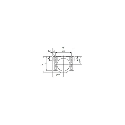 Trapezgewindemutter 12x3 R Rotguss mit Aluminiumgehäuse/Easy-Mechatronics - System 1216A/1216B