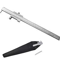 VZXZXE Edelstahl Markierungswerkzeuge Parallel gekreuzter Messschieber 0–20 cm Metrische Imperiale Lesung Messschieber Analog Schieblehre Analog Schublehre Messlehre