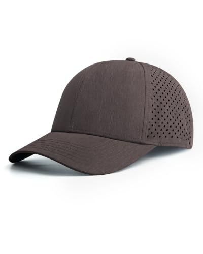 Image of Zylioo XL XXL Baseball Mesh Cap for Big Heads, Performance Snapback Hat | Laser Cut Ventilation And Elastic Snapback Fit Add Cooling Comfort For Golf, Running, Walking, Travel, And Hot Days