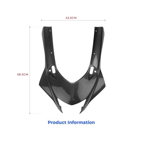 Spoiler carénage avant R7 capot de protection noir mat pour moto YZF 2022
