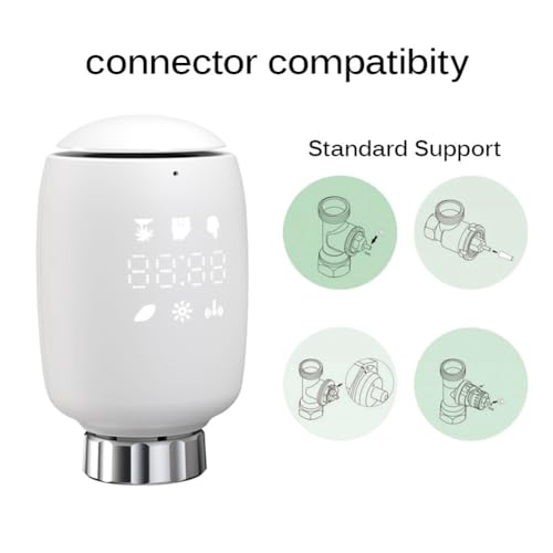 Valve de radiateur thermostatique programmable Tuya Smart ZigBee - 4