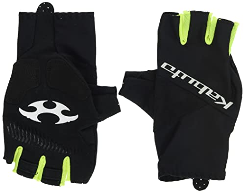 オージーケーカブト(OGK KABUTO) 自転車 サイクリンググローブ PRG-8 ブラックイエロー サイズ:XL (手のひら周り215-225mm/手長200-210mm)