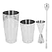 Fdit Set Shaker per Cocktail Boston, Kit da Barman in Acciaio...