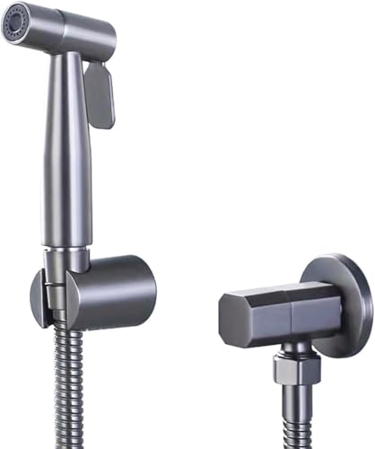 Pulverizador de bidé portátil para baño para higiene personal y baño de mascotas, pistola de grifo de agua fría