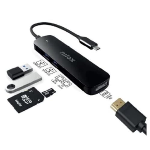 Dock USB-C HDMI avec 2 ports USB 3.0 et lecteur de carte SD TF pour ordinateur portable
