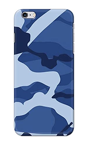 Image of Printed Hard Back Cover Case for Apple iPhone 6 | iPhone 6S Back Cover (Army Blue Pattern) -1302