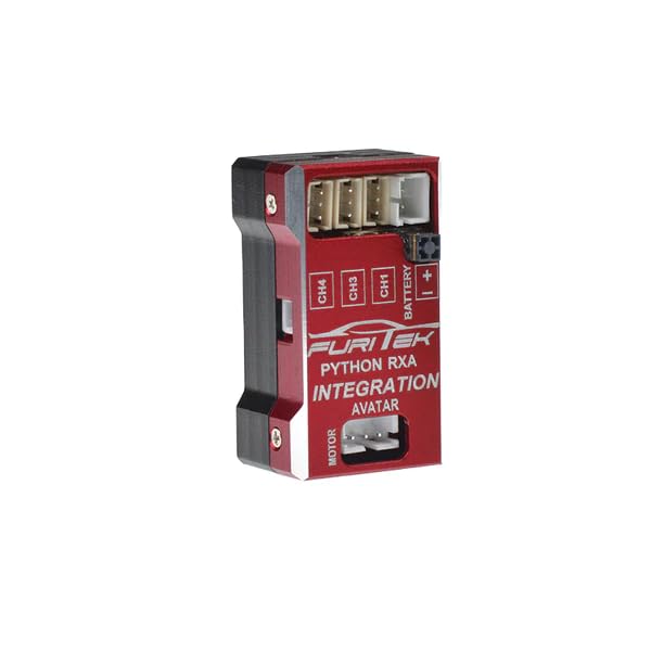 FURITEK Python RXA 40A/70A Brushless ESC with Receiver Integration with AVATAR Radio TX 4WS - 1/24, 1/18 Scale RC Cars, RC Crawler Axial SCX24, FCX24, FCX18, FX118, TRX4M Electronics (HELIDIRECT)
