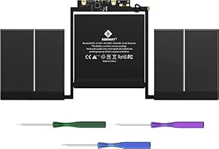 A1706 Battery, A1819 Laptop Replacement Battery for MacBook Pro 13 inch Touch Bar (Late2016 Mid2017), Easy-to-install Replacement Battery A1706 with Tools, EMC3071 EMC3163 [11.41V/4320mAh]