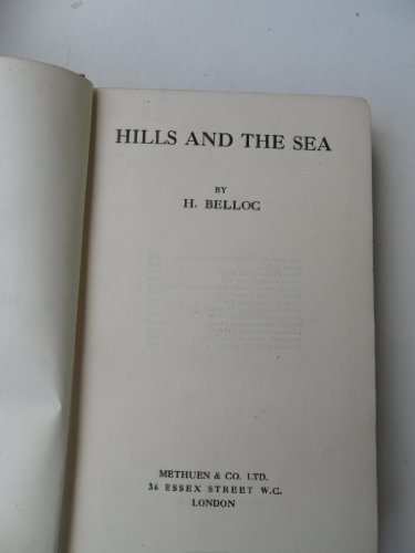 Hills and the sea B00087BNMY Book Cover