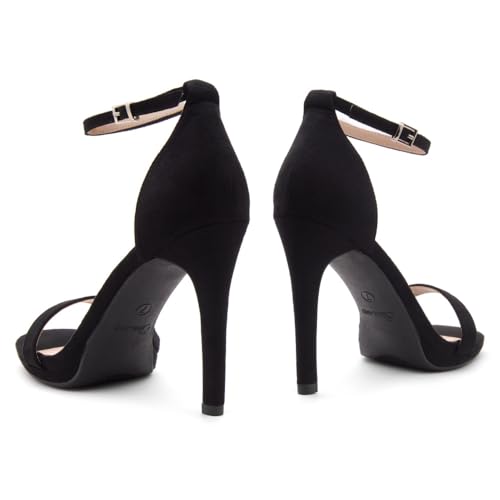 Shoe Land Women’s High Heels – Open Toe Stiletto Heels with Adjustable Ankle Strap | Dressy Sexy Strappy Heeled Sandals for Wedding, Prom, Party & Evening Wear4