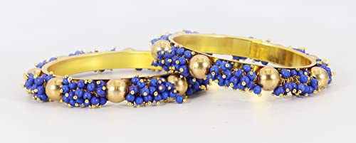 Image of NMII Metal and Zircon Studded Kadaa set for Women /Girls
