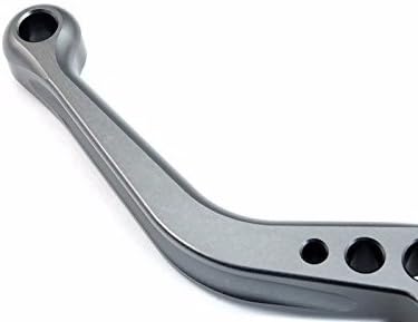 Miniatura 5 de Keewor Palancas de embrague de freno corto ajustables CNC para Kawasaki VULCANS 650cc 2015-2016 VERSYS 1000 2015-2016 VERSYS (650cc) 2015-2016 gris