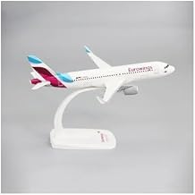 Scale Aircraft 1200 for A320 Eurowings Airlines ABS Resin Airplane Model Simulated Scale Aircraft Finished Model Suitable for Display