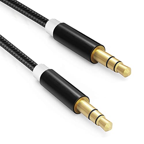 Cable audio 3.5mm auxiliar jack macho para altavoz Soundcore 2 y JBL Flip 4