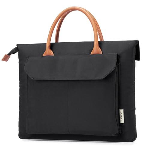 SUCIKORIO Maletin Ordenador Portatil Mujer 15,6 Pulgadas, Impermeable Oxford Bolso Portatil Mujer Bolso Trabajo Portadocumentos Grande Maletin Profesora para Universidad, Viajes, Trabajo, Negocios