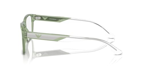 Image of Emporio Armani mens Ea3239 Rectangular Prescription Eyewear Frames