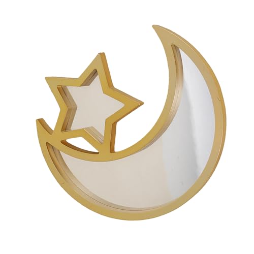Vassoio decorativo a forma di luna e stella, per esporre frutta, dessert e pasticcini, spuntini, piatto da pranzo, decorazione per tavolo da pranzo