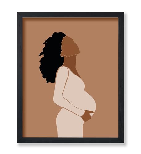 Poster Master Pregnant Woman Poster - Retro Faceless Print -