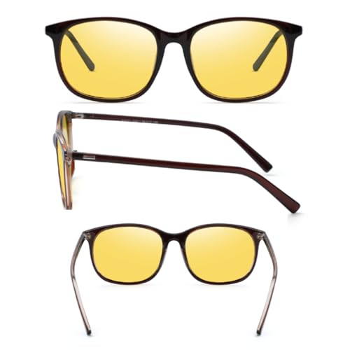Night Driving Glasses With Anti-Glare Polarization, Yellow Night Vision Glasses, Suitable for Men And Women3