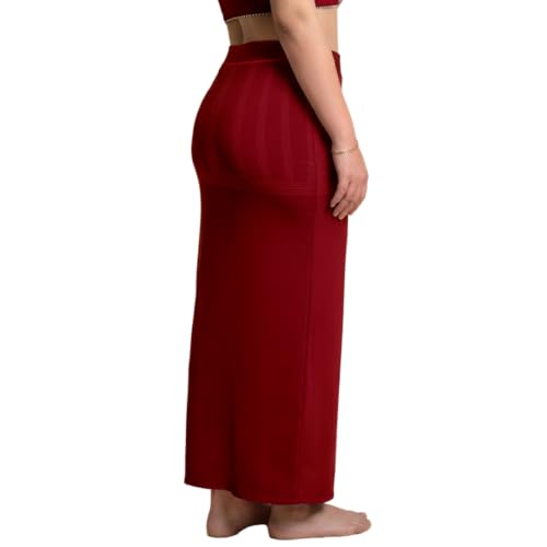 Image of dermawear Women Blended Fabric Saree Shapewear Petticoat (SS-406)