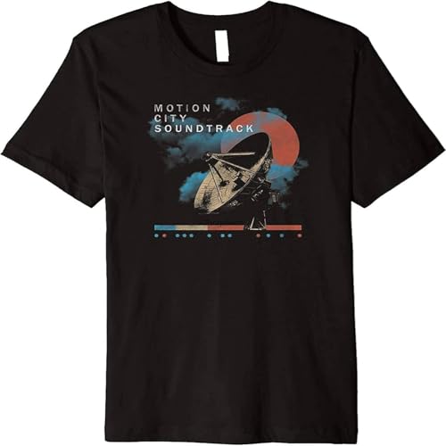Photo de Three Feather Motion City Soundtrack - Radar - Merchandise T-Shirt Black XL