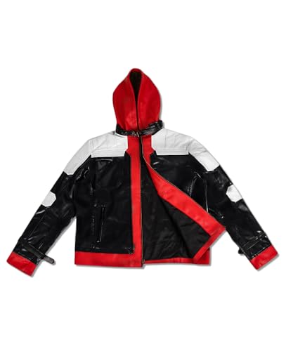 Image of Replica Style Red Hood Men's Faux Leather Jacket