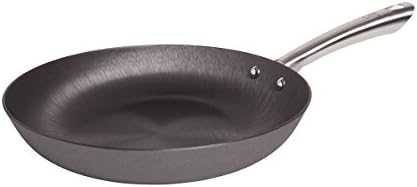 IKO Lightweight Kosher Cast Iron Skillet, Heavy Duty Stainless Steel Handle, Vegetable Based Pre-Seasoned Non-Stick Easy to Clean Interior, Safe on All Cooking Surfaces, Oven Safe (8")
