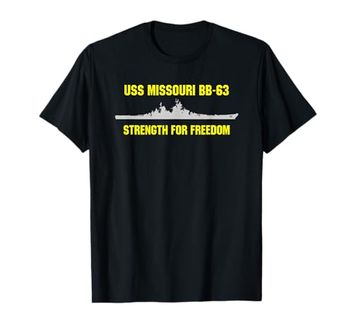 USS Missouri BB-63 (Motto) T-Shirt T-Shirt