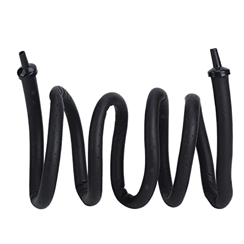 WANGCL Barre à bulles d'air - Diffuseur de tuyau - Pour aquarium - Pierre à bulles - Paysage pour fontaine - Bassin - 120 cm - Double tête