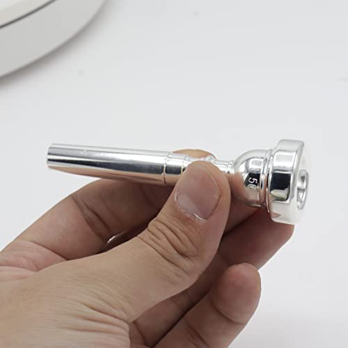 image for CashBeat 7C Trumpet Mouthpiece Set, Silver Plated Brass, Beginner to P