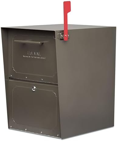 Architectural Mailboxes® 5103B Oasis Parcel Locker, Extra Large, Black ...