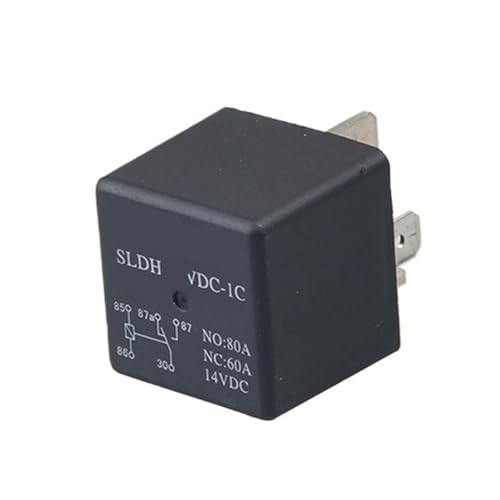 Relé de 5 pines automotriz de alta potencia 80A para control de circuitos de 12V y 24V