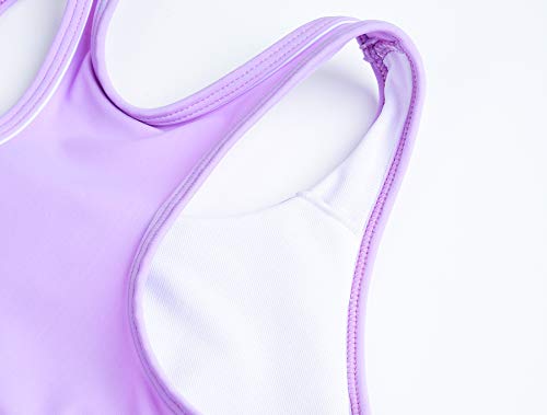 Uhnice Girls Swimsuit Two Piece Tankini Swimwear with Boyshort4