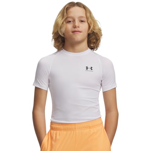 Image of Under Armour Kids HeatGear Armour Short Sleeve (Big Kid)