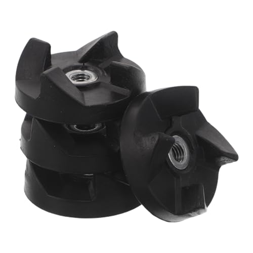 Angoily Acoplador de Goma para Licuadora 4 Piezas Negro, Repuesto de Acoplamiento de Eje de 0,2, Compatible Batidoras de Cocina, Kit de Transmisión Duradero para Uso Doméstico
