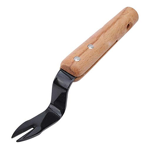 szdc88 Garden Weeder Carbon Steel Lawn Tool sy Apply Sturdy Long Handle Digging Trimming Removal Puller Effective Hand Weeding Forked