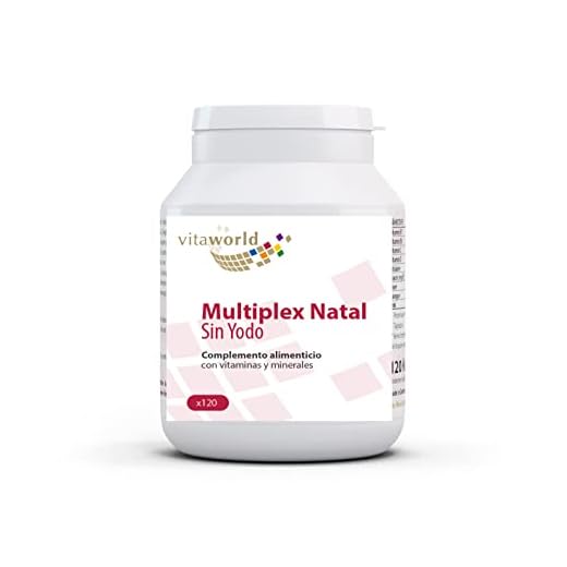 Complejo Multivitamínico Prenatal sin Yodo 120 Cápsulas Vegetales Vita World