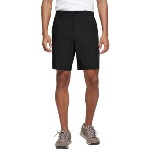 Eddie Bauer Men’s Lightweight Flex Waist Tech Short (US, Alpha, Large, Regular, Regular, Black)