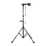 Madelynn Fahrrad Montageständer, Fahrradmontageständer 30kg Tragfähigkeit Fahrrad Reparaturständer mit Klemmstange, um 360° drehbar, Höhenverstellbar, für Mountainbikes, Falträder