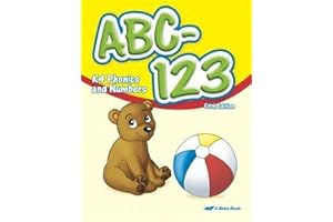 Abeka Kindergarten Mathematics and Phonics Development Skills Student Work Book