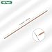 M METERXITY 10-Pack Copper Round Rod 2mm Dia. 3.94 Inch Length T2 Stock Solid Rod Lathe Bar for Metal Crafts DIY/Gardening/Industry/Decoration Pure Copper Tube