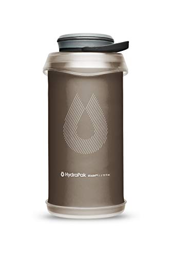 Hydrapak Stash Collapsible Bottle (1 Litre) - Aw20 - One - Grey #TOP23