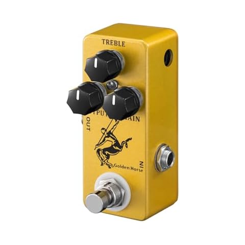 MOSKY Golden Horse Overdrive Effect Pedal Boost Guitar Effect Pedal with True Bypass for Electric Guitar Cover
