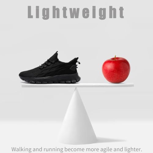 Image of Mens Running Shoes Slip On Tennis Walking Sneakers Gym Athletic