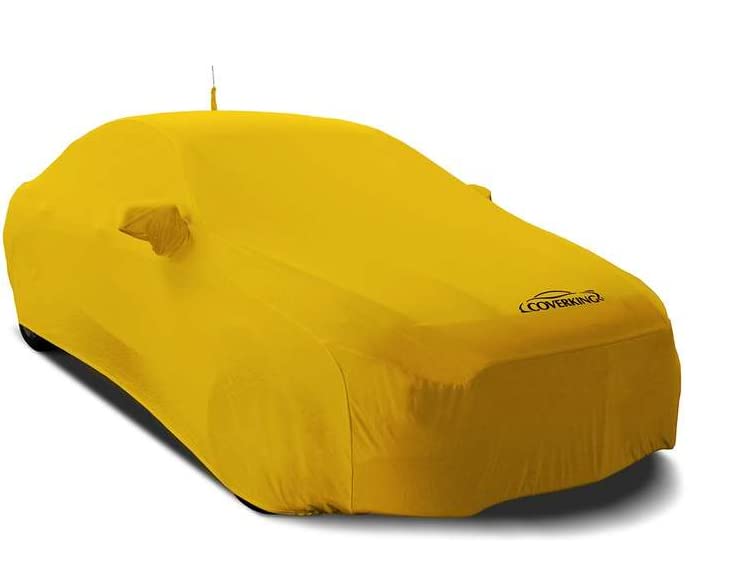 Image of Coverking Custom Fit Exterior Car Cover Designed for Select Pontiac Solstice Model Vehicles: Satin Stretch Fabric, Yellow