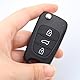 Autoschlüssel Tastenfeld 3 Tasten Kompatibel,Schlüsselgehäuse Tastenfeld,Hyundai Schlüsselgehäuse Tastenfeld,für Hyundai i10 i20 i30 ix20 ix35 Kia Rio Ceed Soul Venga Sportage